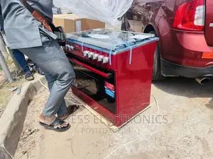 Freestanding Red Gas Cooker Oven Grill 5burner Available Now