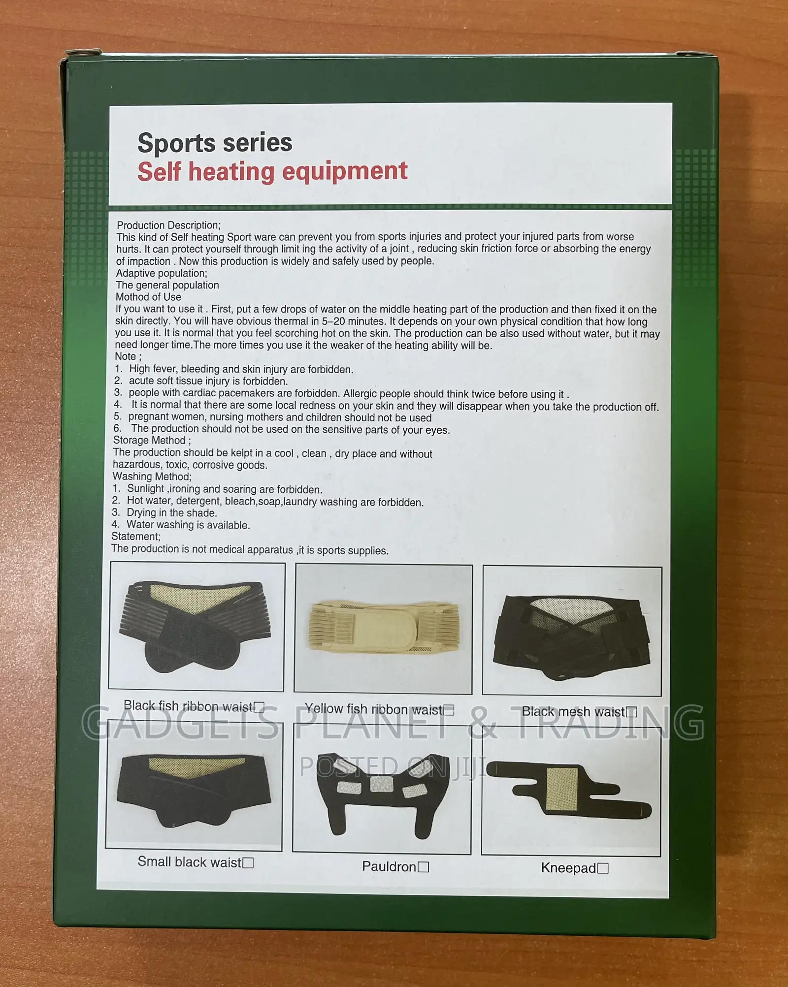 Sports Series Self Heating Tummy Belt