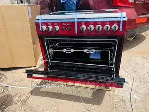 Better Cooking With Ferre Red Color Oven 5burner Grill