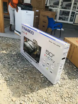 50 Inches LED Glossy Digital Satellite Black Nasco Tv