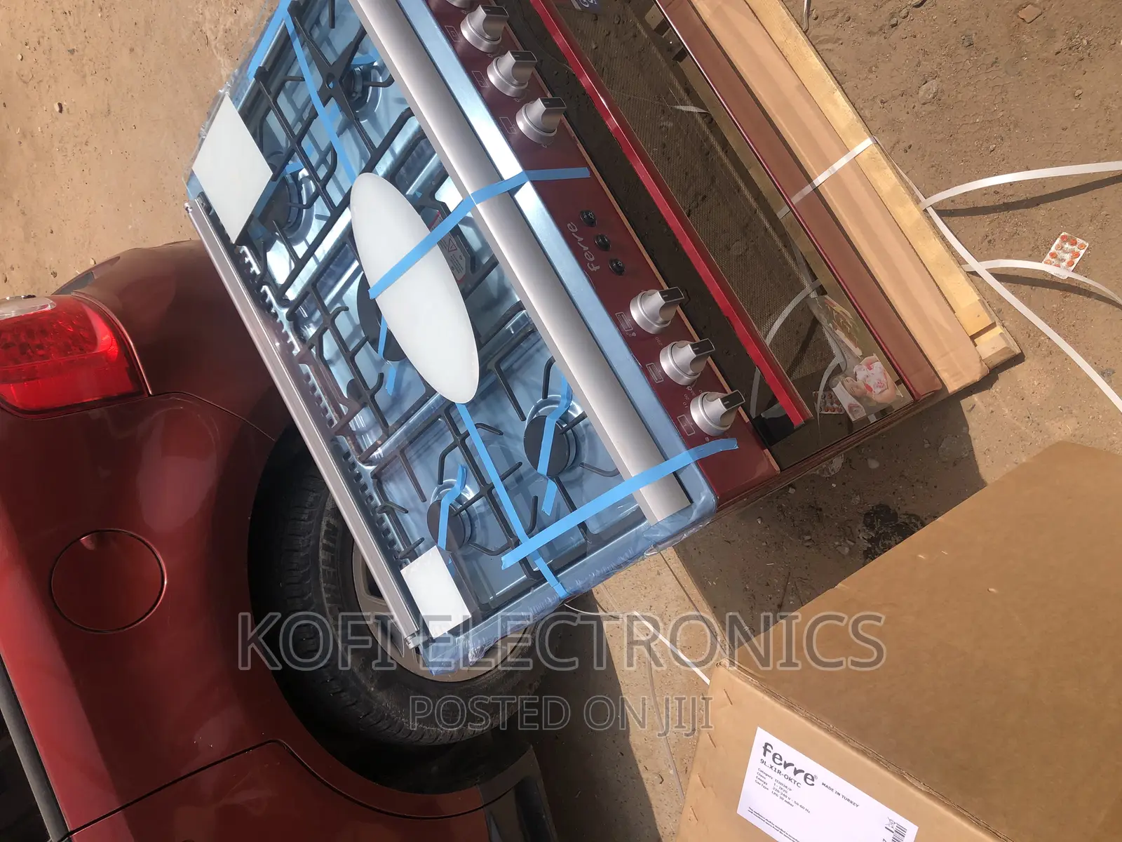 Ferre 9L.X1r-oktc Stainless Top 5 Burner-Size 60/90 Gas Cook