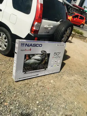 Digital Satellite 50 Inches Glossy LED Nasco Black Tv 