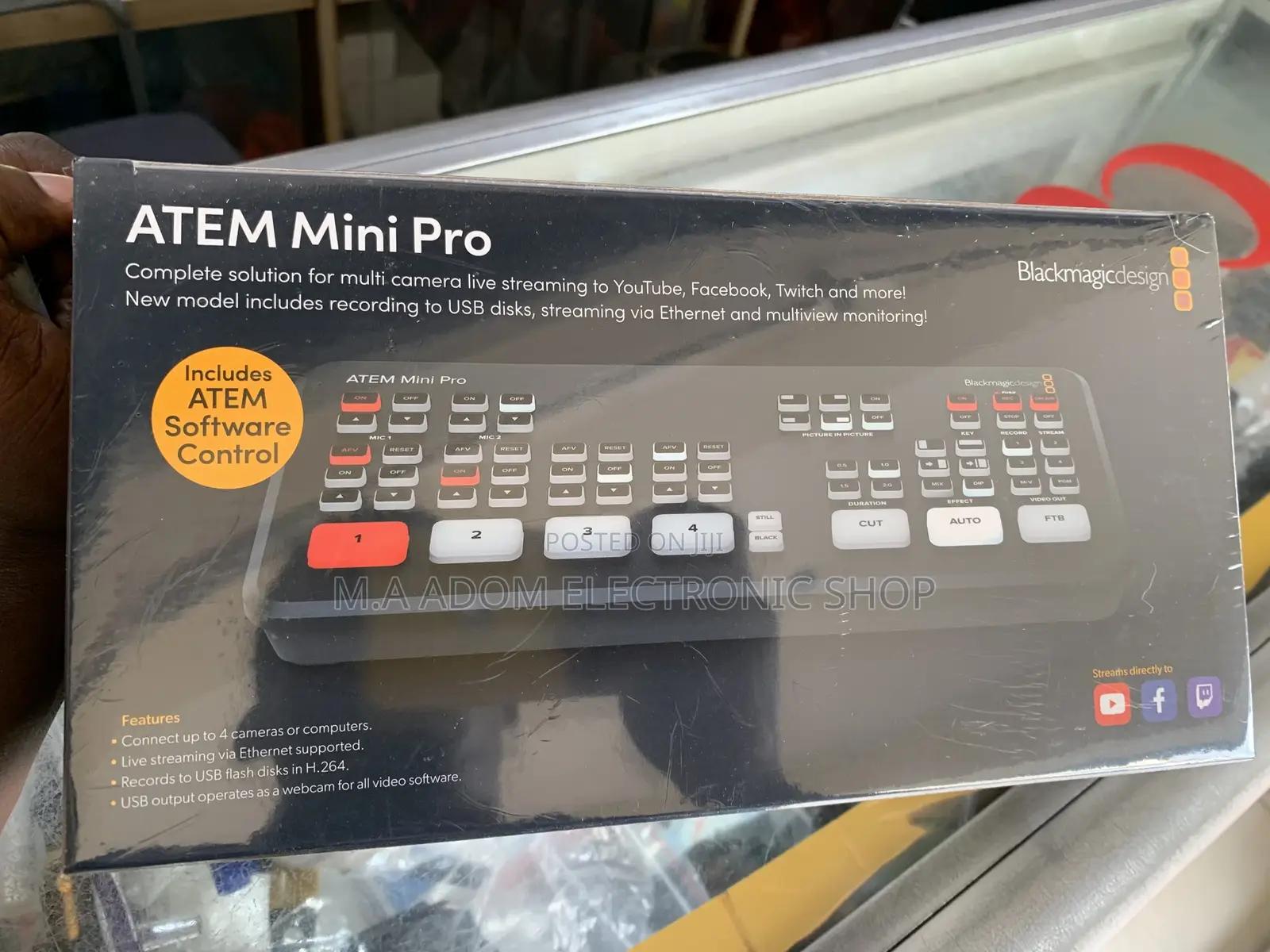 Blackmagic Design ATEM Mini Pro HDMI Live Stream Switcher