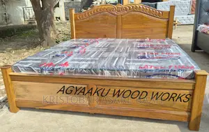 Heavy Duty Wooden Queens Bed