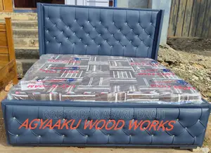 Quality Leather Queens Bed