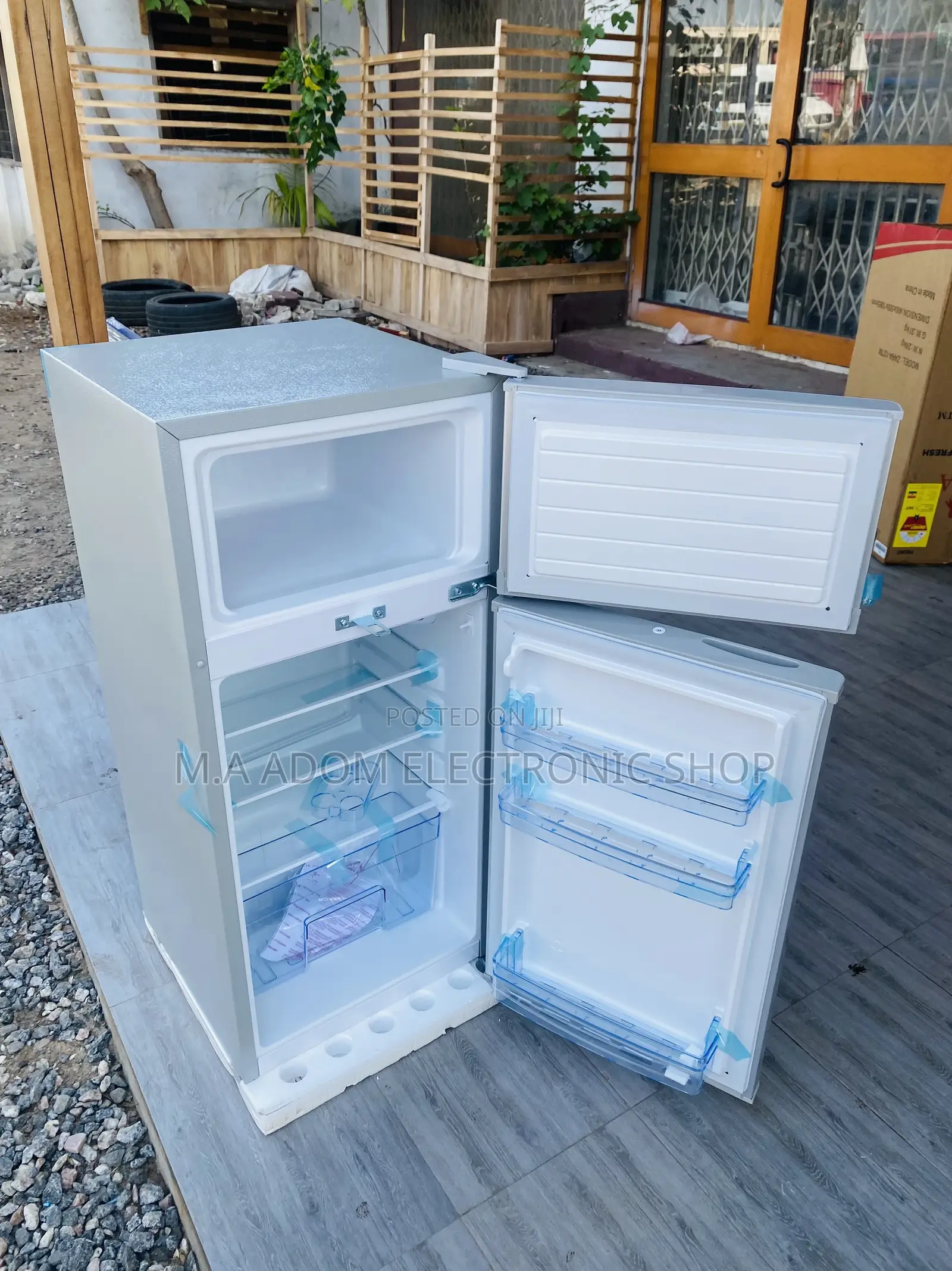 Brand New Zara 12TM Double Door Electric Fridge(Silver)