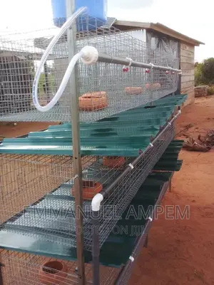 Galvanised Metal Cages for Rabbits and Grasscutters for Sale