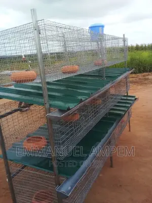 Galvanised Metal Cages for Rabbits and Grasscutters for Sale