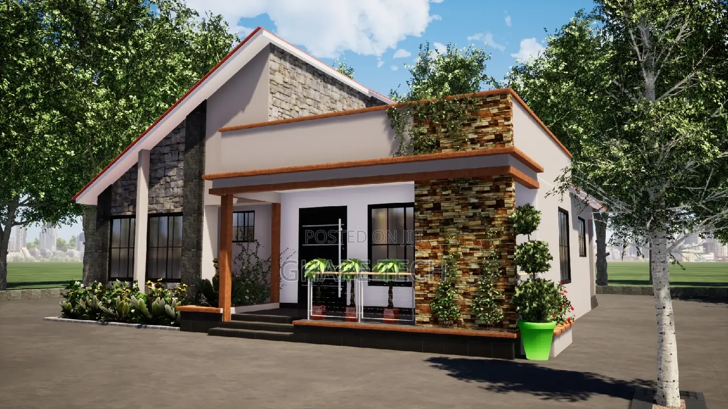 2 and a 3 Bedroom House Designs