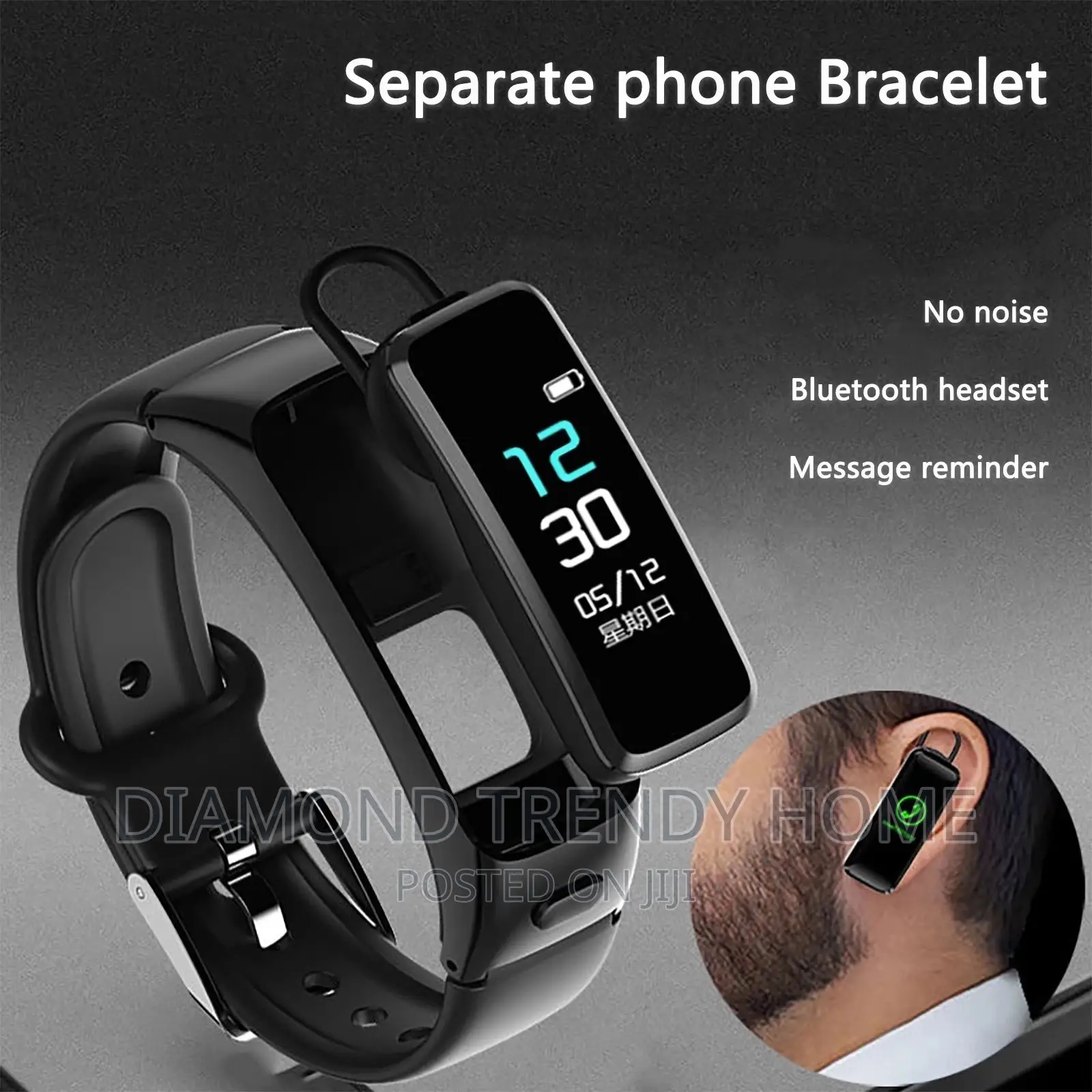 Smart Bracelets With Watch And Earpiece