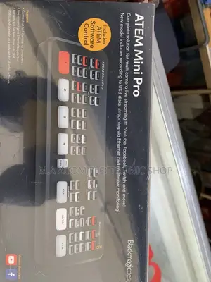 Affordable Blackmagic Design ATEM HDMI Live Stream Switcher.