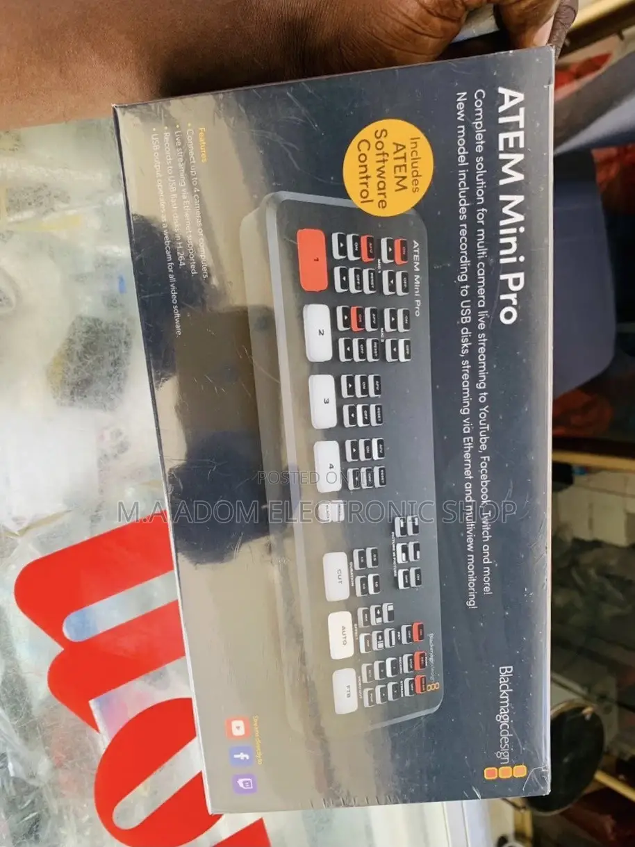 Blackmagic Design ATEM Mini Pro HDMI Live Stream Switcher 