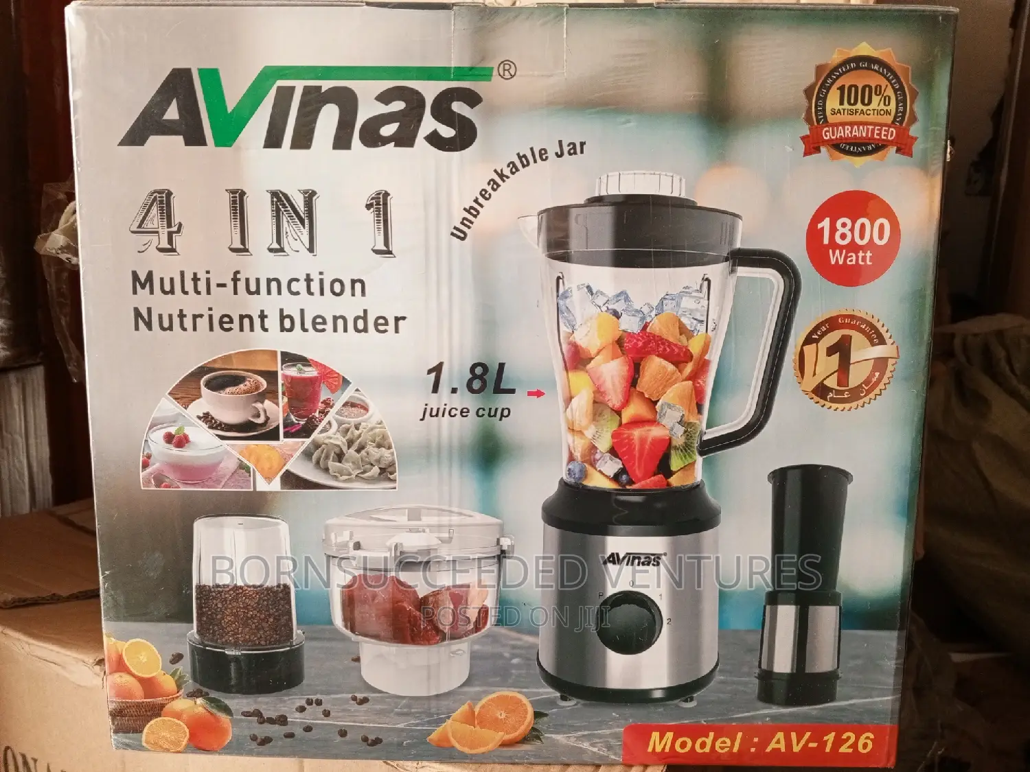 Original Unbreakable Avinas 4 in 1 Blender