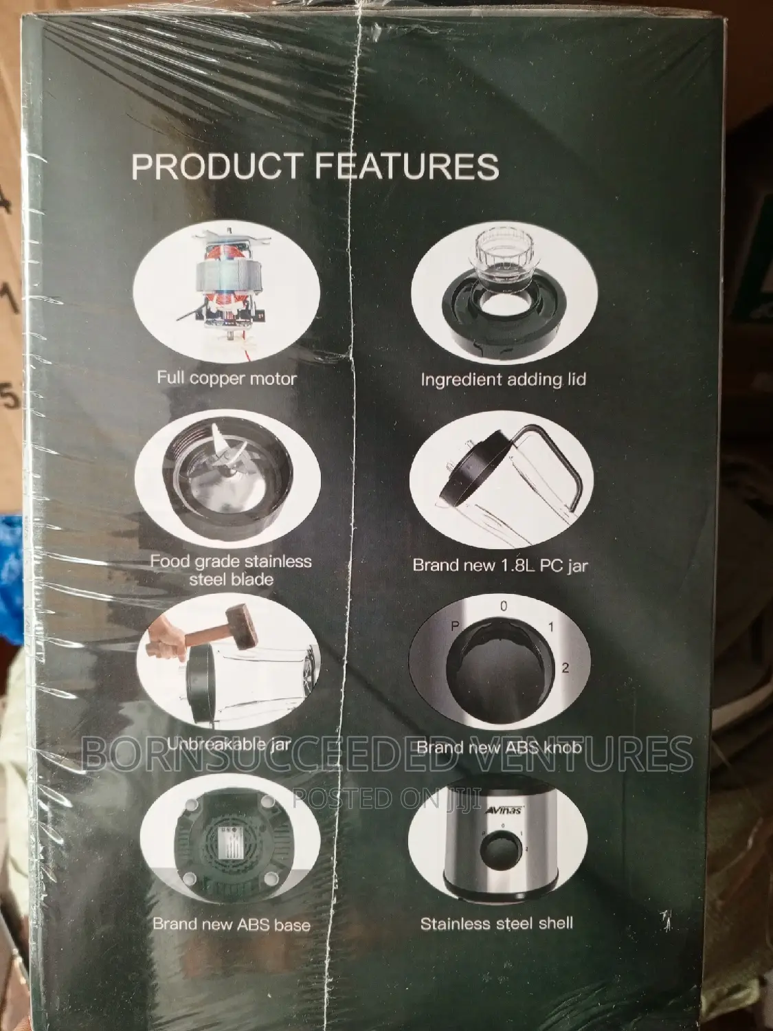 Original Unbreakable Avinas 4 in 1 Blender