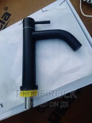 Single Black Basin Tap