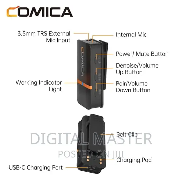 Comica Vimo Q Four-channel Mini Wireless Microphone System