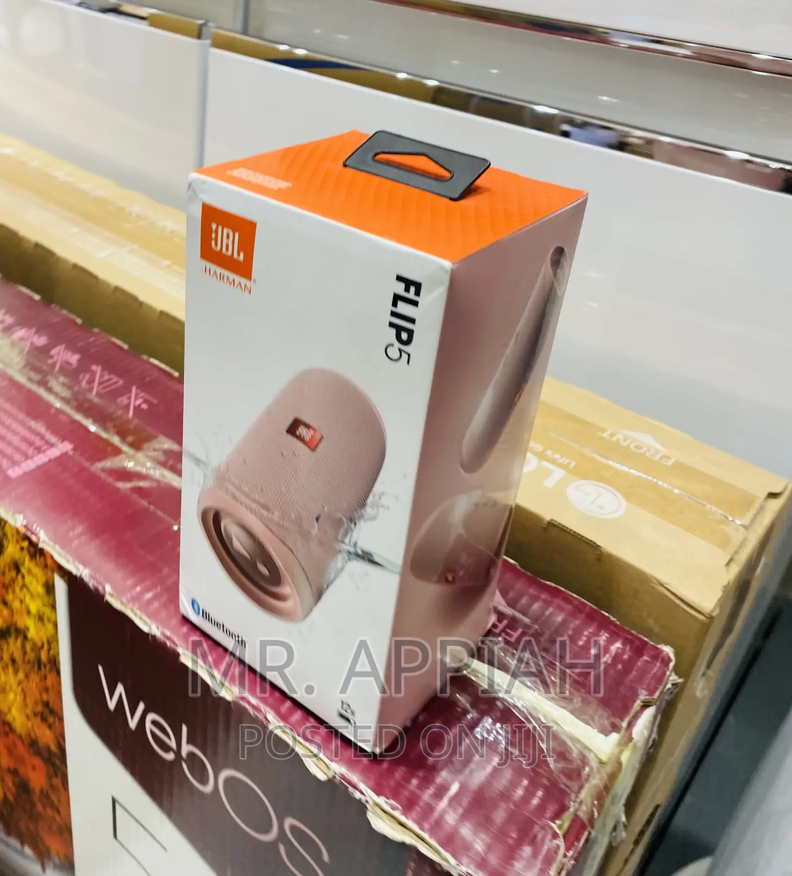 Shop Adorable JBL Flip 5 RechargeableBluetooth Speaker,Pink