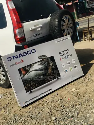  Black Satellite Nasco 50 Inches Glossy LED Digital Tv