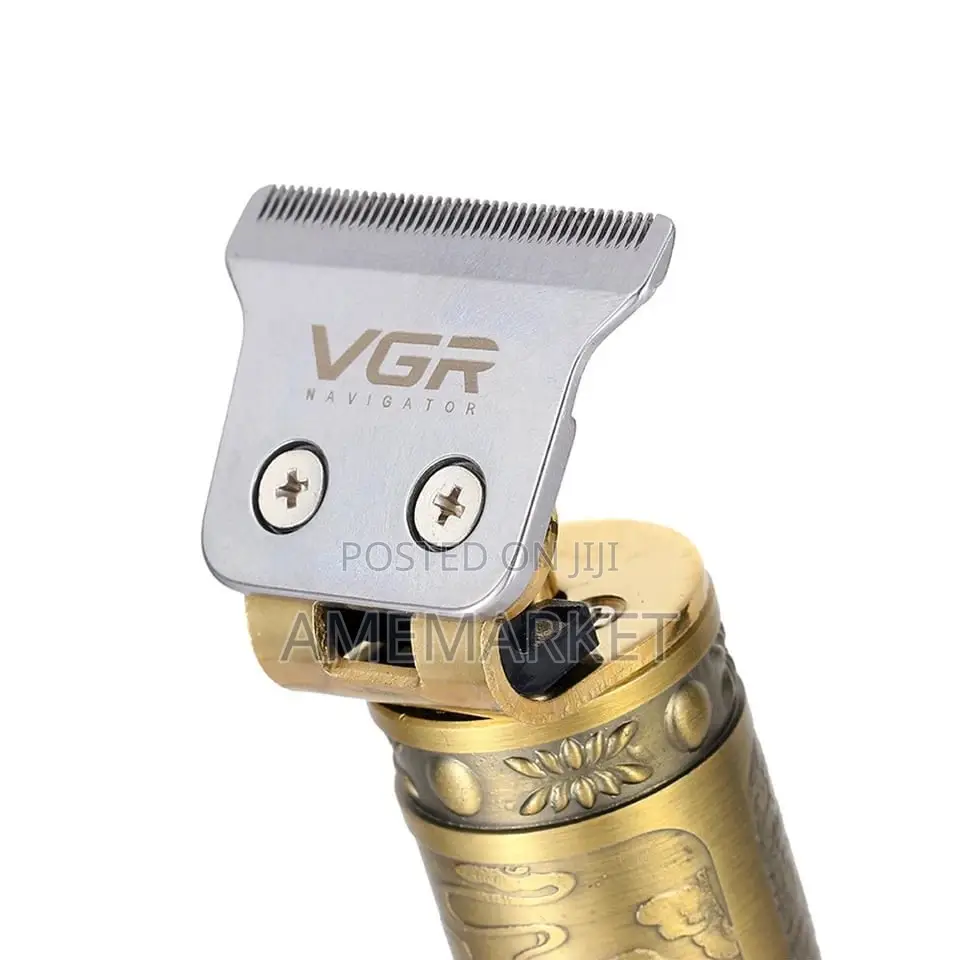 Rechargeable Metal Vintage Hair Clipper T-Shaped Baldhead