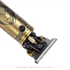 Rechargeable Metal Vintage Hair Clipper T-Shaped Baldhead