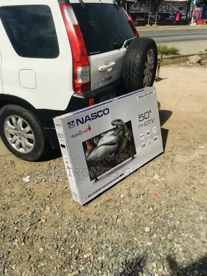 Black Nasco 50 Inches Glossy LED Digital Satellite Tv