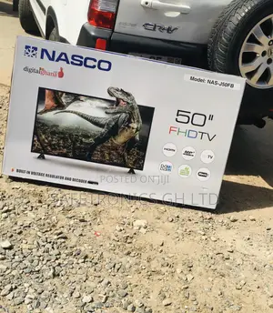 50 Inches Glossy LED Black Nasco Tv