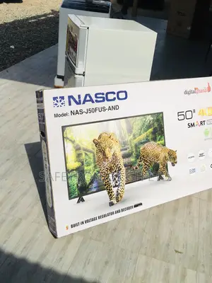 Electric 50 Inches Smart LED Glossy Black Nasco Tv