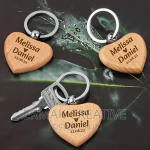 Engraved Wooden Keyring