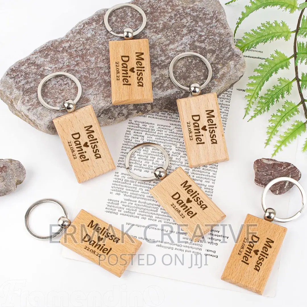 Engraved Wooden Keyring