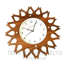 Clock Wooden Wall Clock (16 X 16)"
