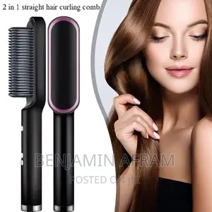 Hair Straightening Comb Internal Teeth