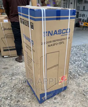 Original Nasco Nasf2-13 Double Door Electric Refrigerator.
