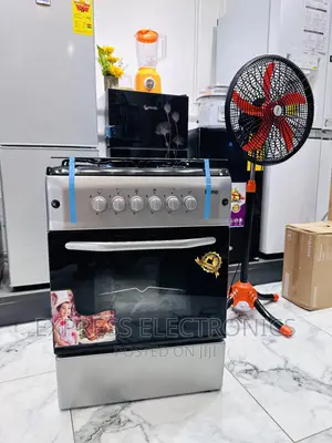 Stand Up 60/60 Gas Cooker Sliver Color 4burner Oven