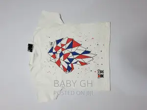 White Round Neck Boys Shirt