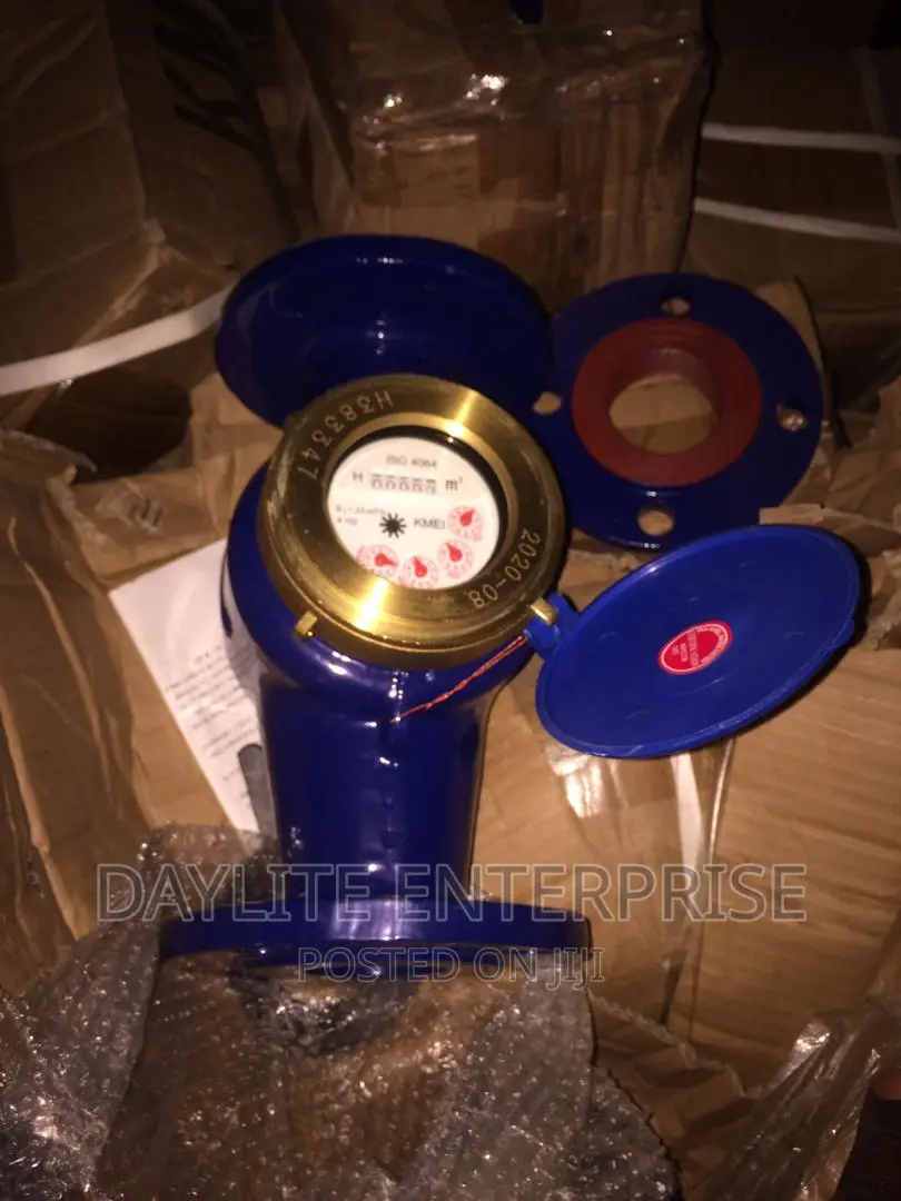 Water Meter 2", 1" Brass Meter