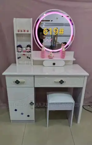 Modern Style Vanity Dressing Mirror With Led Light