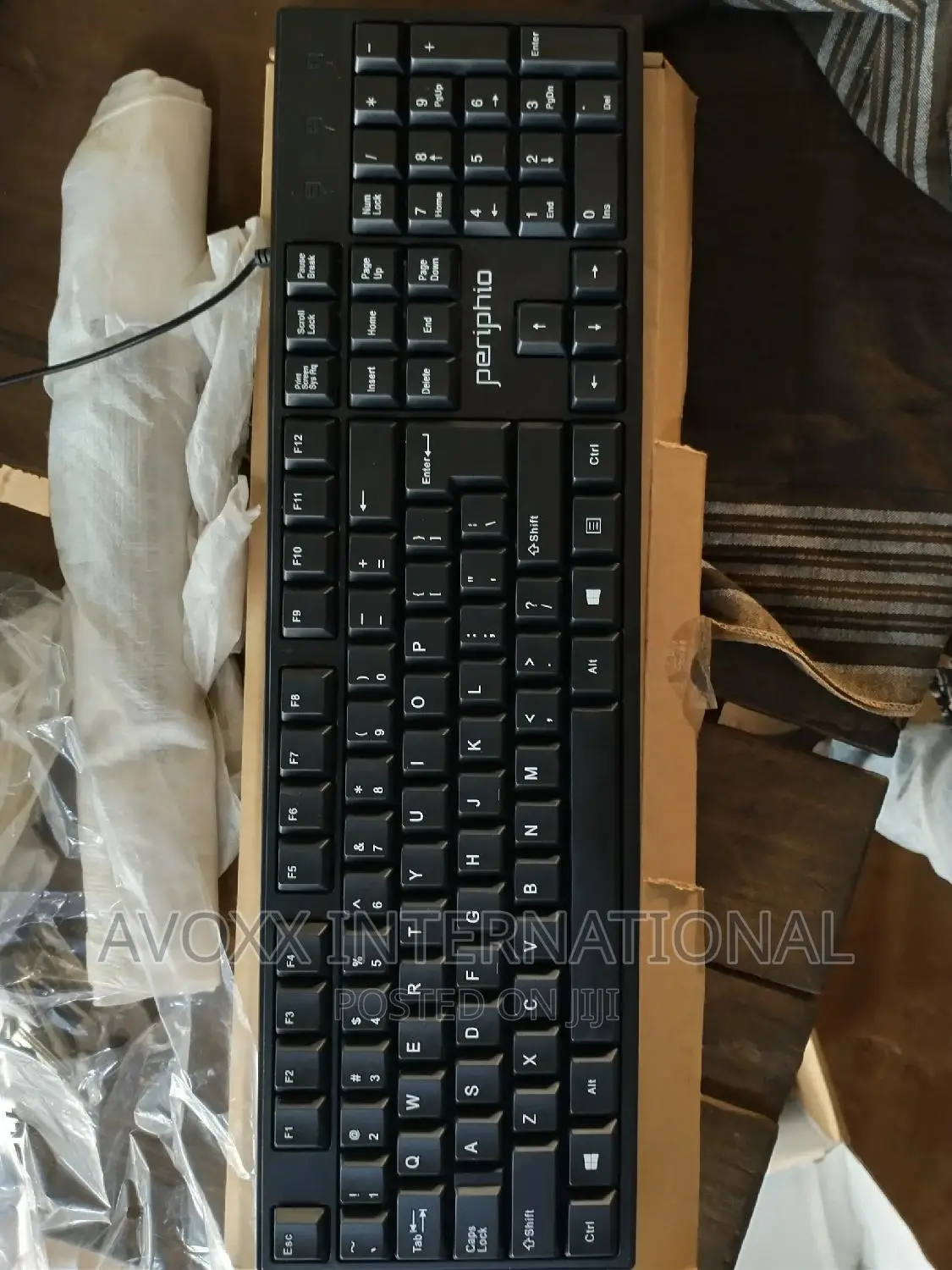 Periphio PER-KB-STD-ST Standard Wired USB Keyboard