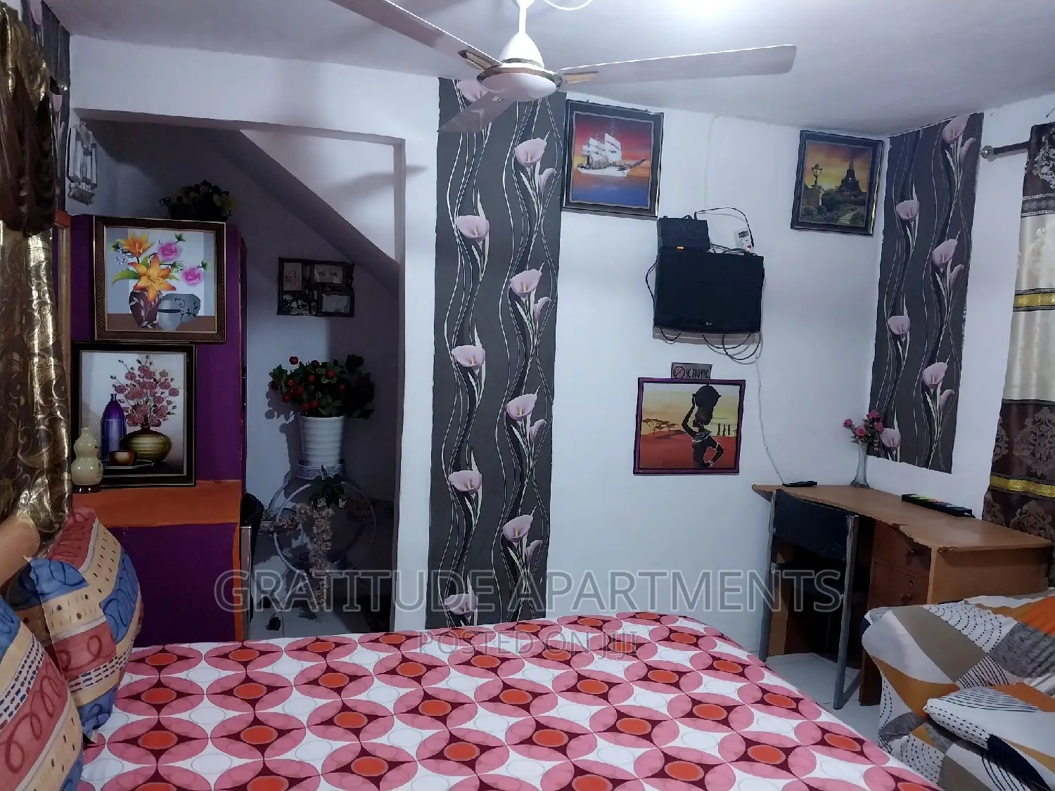 Gratitude:Furnished 1bdrm S/C Short Term Rentals: 2 Guests