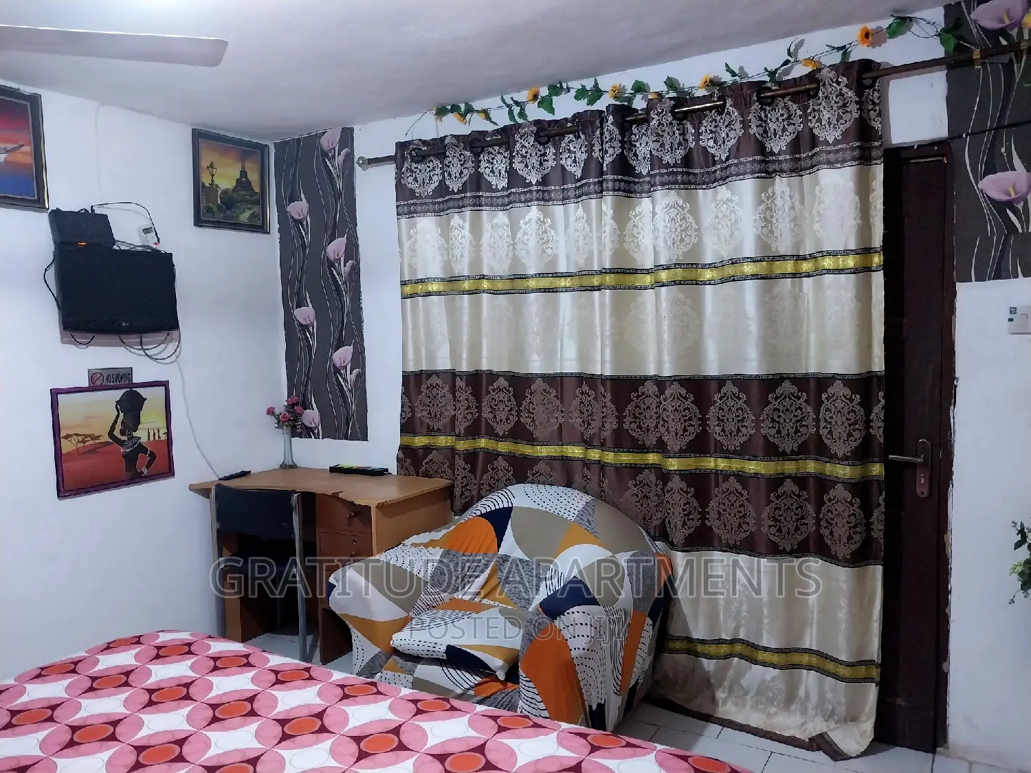Gratitude:Furnished 1bdrm S/C Short Term Rentals: 2 Guests