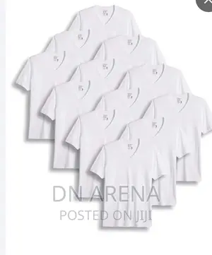 Pack of 3 v Neck White Inner Shirts