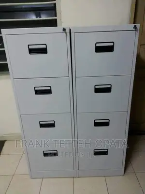 Office Metal Inbuilt Handle 4 Files Drawer