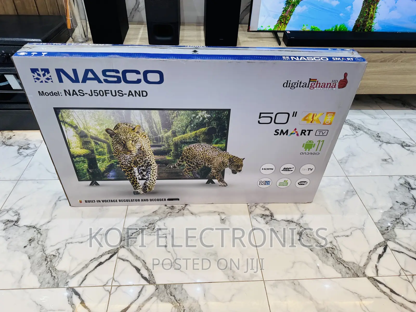 Stream Videos With Nasco 50′′ FHD Smart Satellite TV
