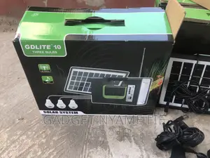 Gdlite Solar System - 3 Bulbs/Radio/Bluetooth/Usb Charger