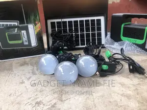 Solar Lighting System - Bulbs/Radio Bluetooth/Usb Charger
