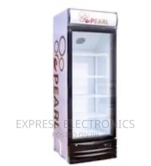 Intelligent Design White Pearl PVC-28 Display Fridge