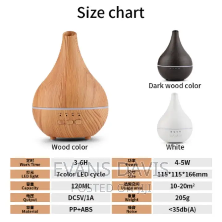 Electric Diffuser / Humidifier Wifi Spy Camera