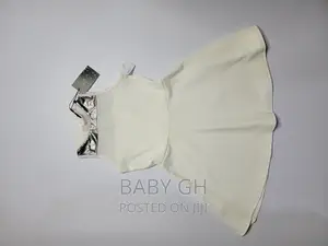 Girls White Straight Dress