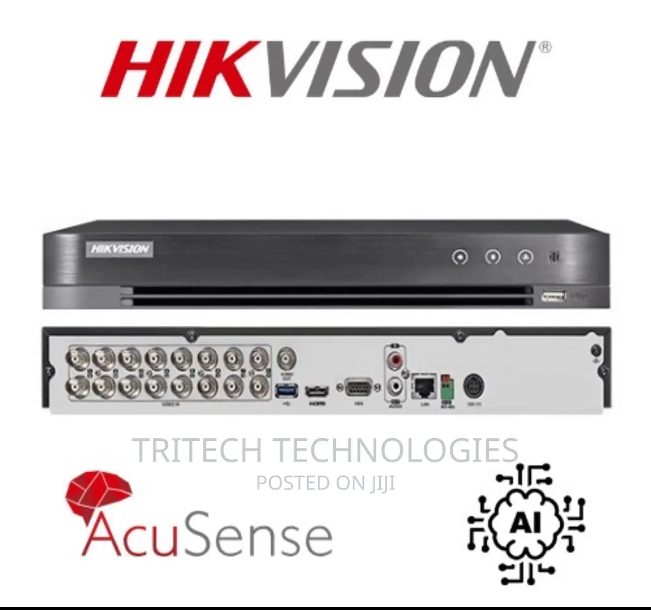 Hikvision DVR 16ch Up to 5mp + 2hdd Ids-7216hqhi-M2/S