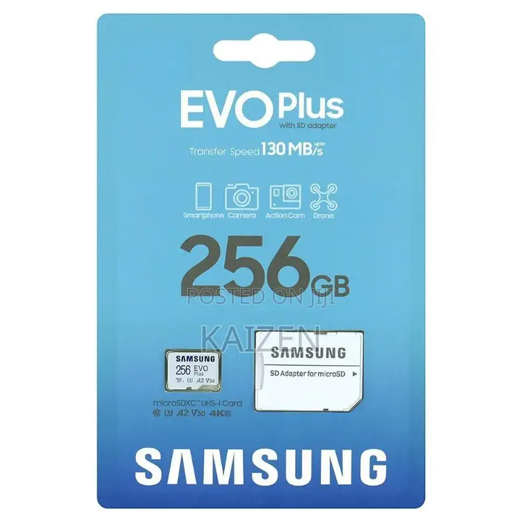 Samsung Evo+ Memory Card 256 GB