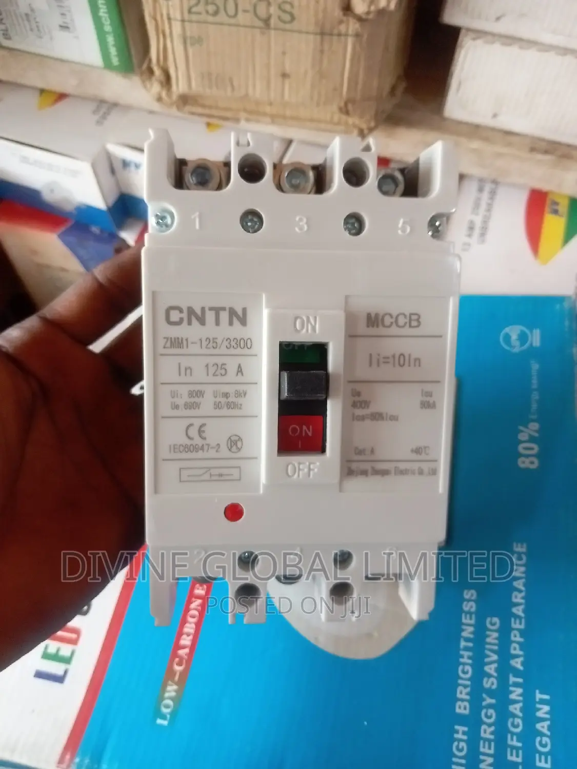 125A CNTN 3 Pole McCb Circuit Breaker